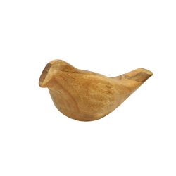 Ptak z drewna mango Dekoracja 22cm